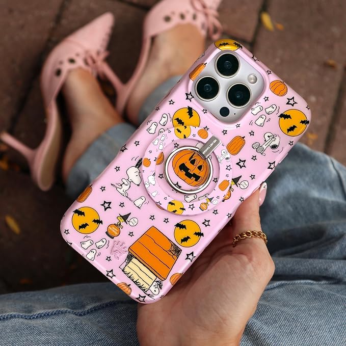 Pink Pumpkin Snoopy