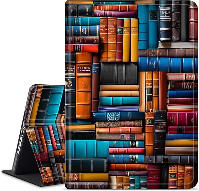 Case for iPad (A16) 11th Generation 11 Inch (2025)/ iPad 10th Generation 10.9 inch 2022Slim PU Leather Smart Cases Covers with Auto Wake/Sleep-Vintage Book