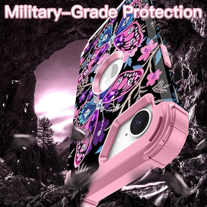 Diamond Pink Butterfly