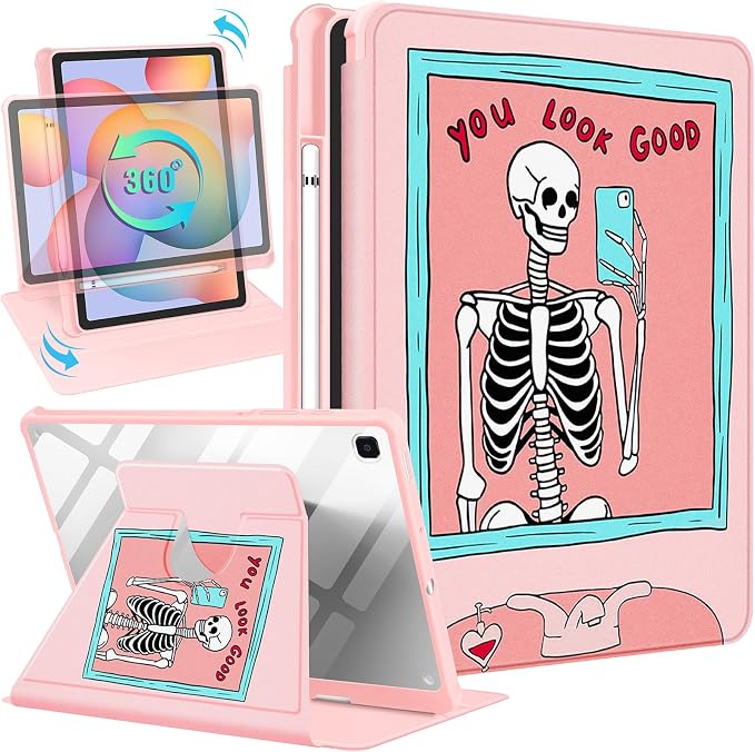 2-for Tab S6 Lite-Skeleton Selfie