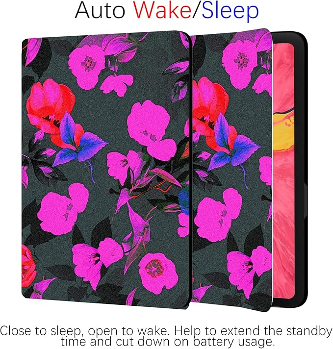Berkin Arts Compatible with iPad mini 5th/4th Generation Case (7.9 Inch) 2019 2015 Folio Case Premium Leather Cover Colour Box Rainbow Scheme Iridescent Playful