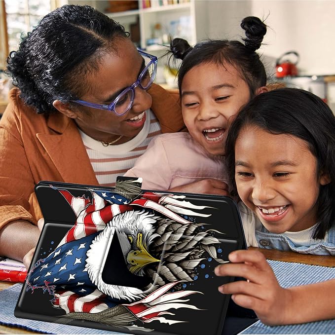 American Eagle with Flag