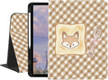 Delicious Toast Case for iPad Air 13-inch(M2) 2024/iPad Pro 12.9 6th Gen 2022/5th Gen 2021Textured Folio Case with Pencil Holder Multi-Angle View Adjustable Stand Auto Wake/Sleep for Girls Boys