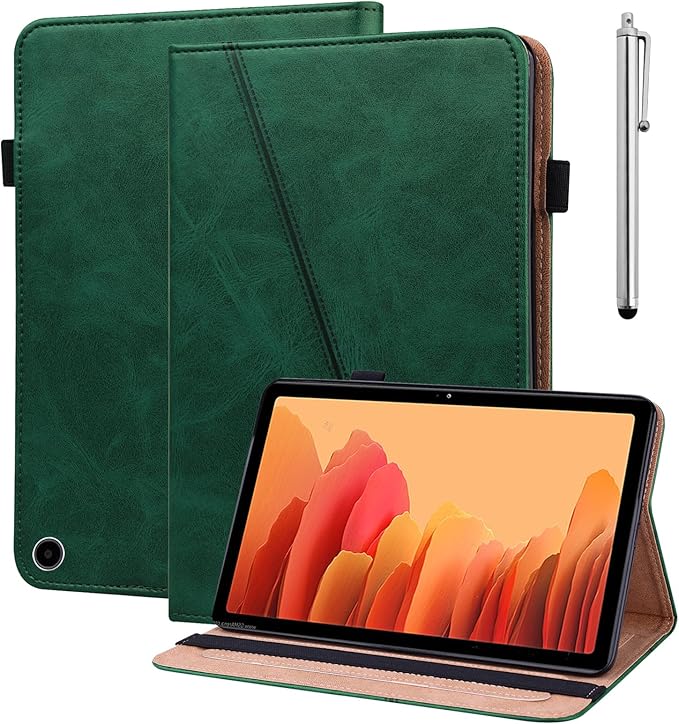 Case for Amazon Kindle Fire Max 11 Case (13th Generation 2023 Release) 11PU Leather Folio Stand Stylish Solid Color Stripe Stand Cover for Fire 11 Tablet - Green