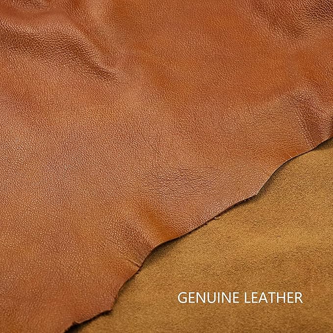 Gexmil Leather Case for iPad Air 11 Inch M4/M3/M2 (2026/2025/2024)iPad Air 10.9 Inch 5th/4th Generation 2022/2020 Top Grain Leather Cover Auto Sleep/Wake Adjustable StandYellow Brown