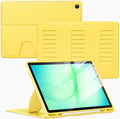 VIKESI Case for Samsung Galaxy Tab A11+ Plus 11 inch 2026 Model (SM-X230/X236)Multiple Angles Stand CoverSoft BackPencil Holderand Auto Sleep/WakeYellow