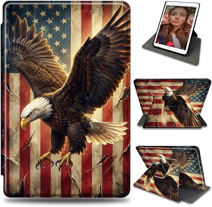 USA Flag Bald Eagle