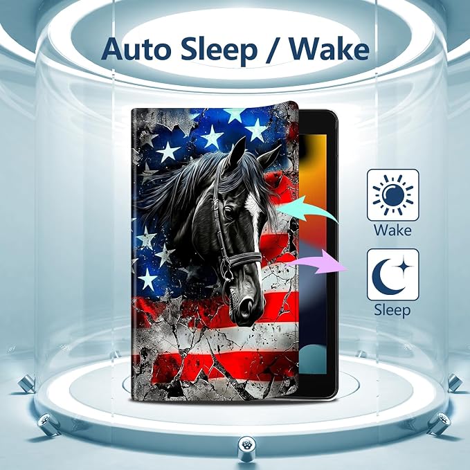 American Flag Horse