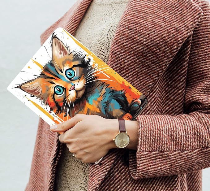 Watercolor Cartoon Cat