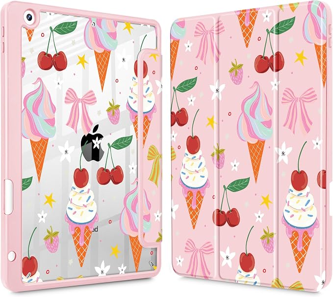 Ice Cream-Bows-Pink