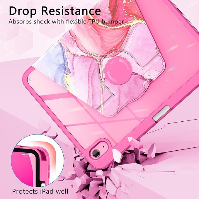 B-Hot Pink Marble