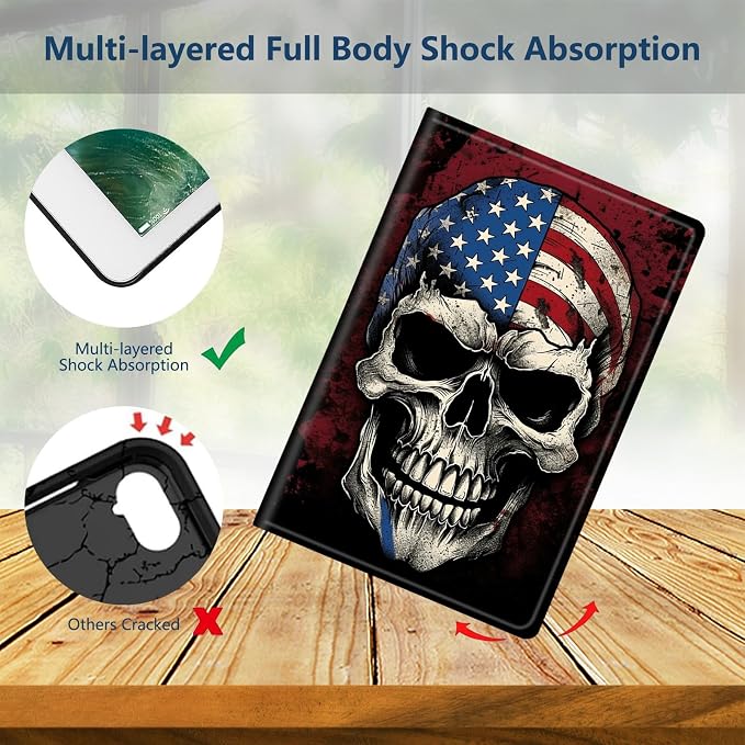 A American Flag Skull