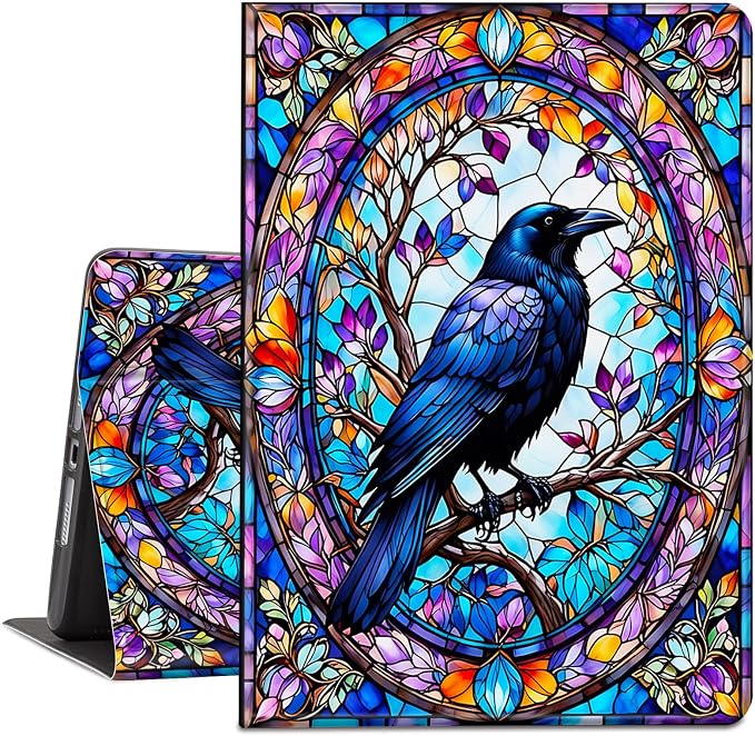 Stained Glass Crow