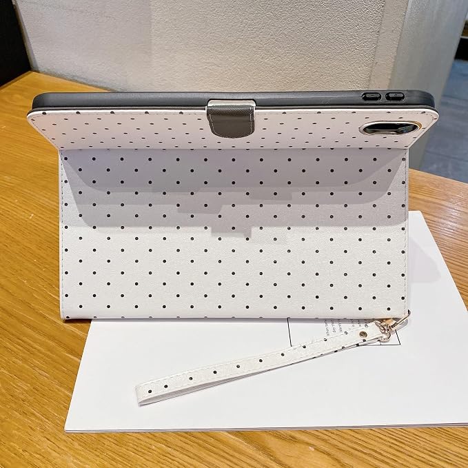 White Polka Dot