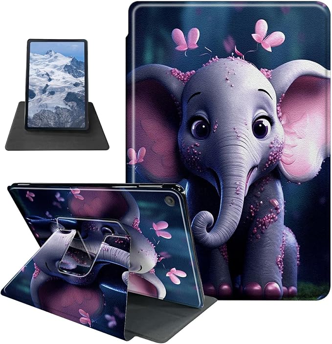 Elephant and Pink Hearts