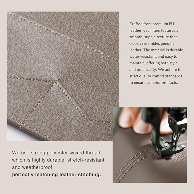 CoBak Premium PU Leather Case for 10.3 Remarkable 2 Tablet (2020) - Folder Design Slim Hard Shell with Pen HolderElephant Gray