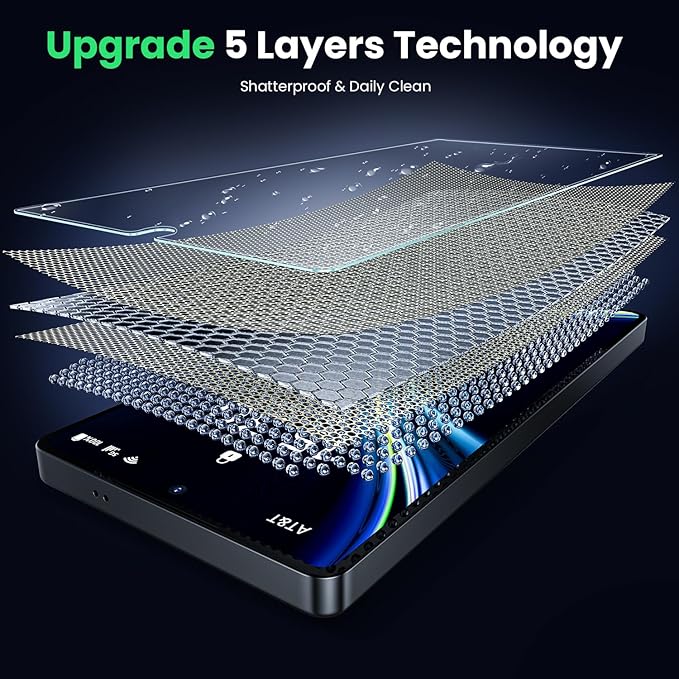 WSKEN for Samsung Galaxy S25 Ultra Screen Protector - [Fingerprint Unlock Support] Case Friendly Auto Dust Removal Shatterproof Bubble Free HD Tempered Glass Film for Galaxy S25 Ultra2 PCS