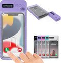 Phone Lockbox - Time Lock Box Cell Phone Locker for Bad Habits Smartphone Jail with Timer Reduce Kids Adults Screen Time Improve Productivity Family Time Container - Purple