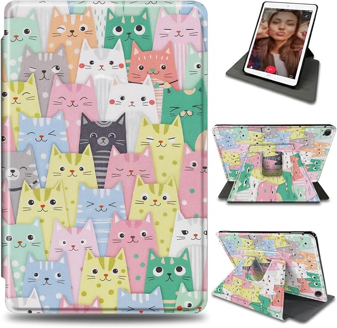 Cute Colorful Cat Print