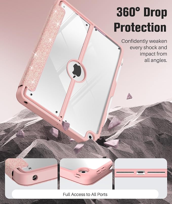 glitter light pink