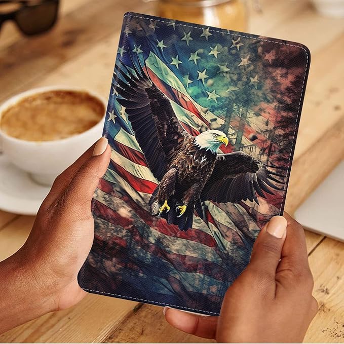 American Flag Bald Eagle