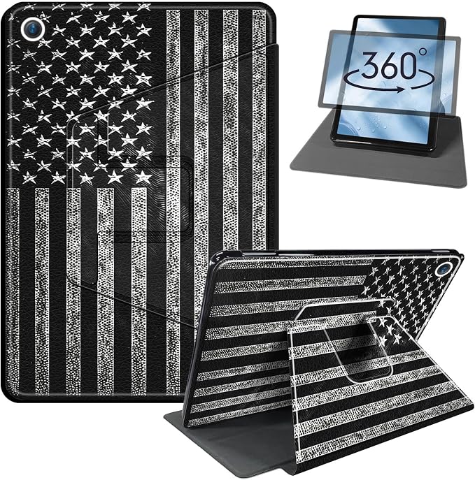Black USA Flag