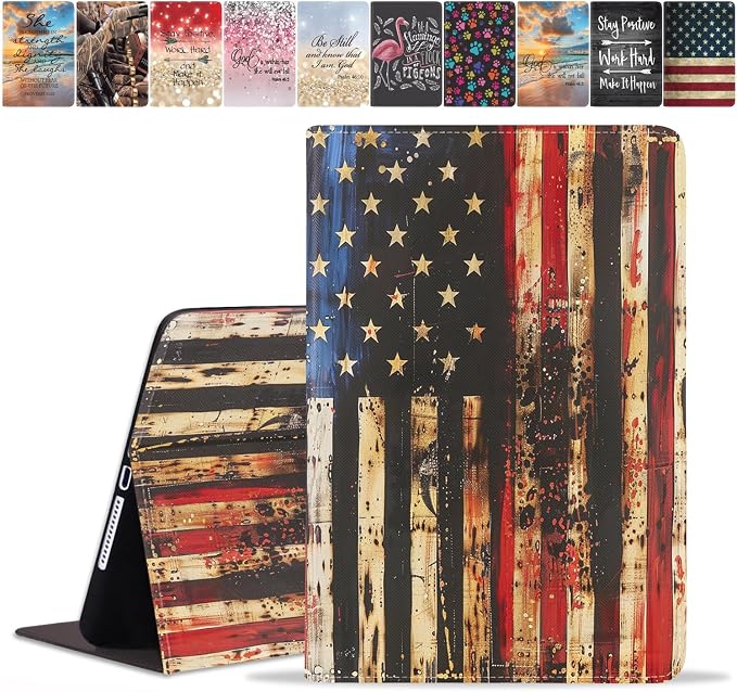 Retro Wooden American Flag