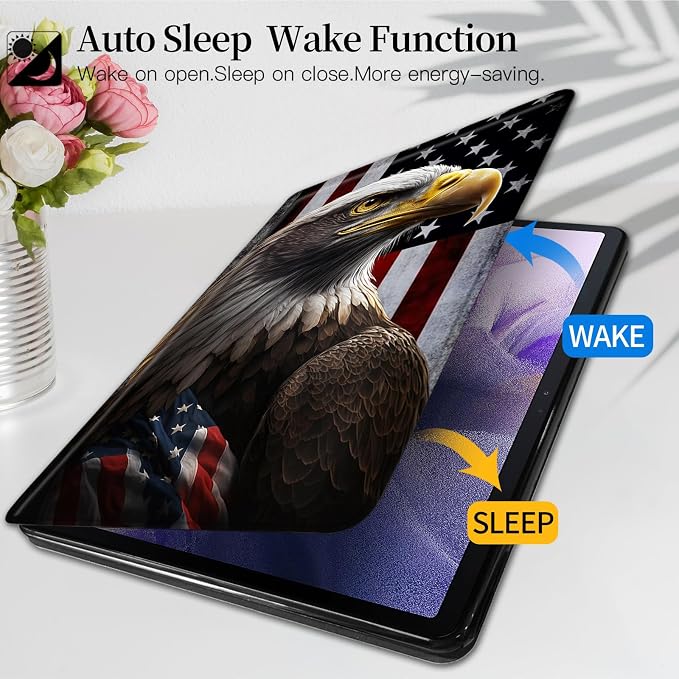 Cute Eagle American Flag