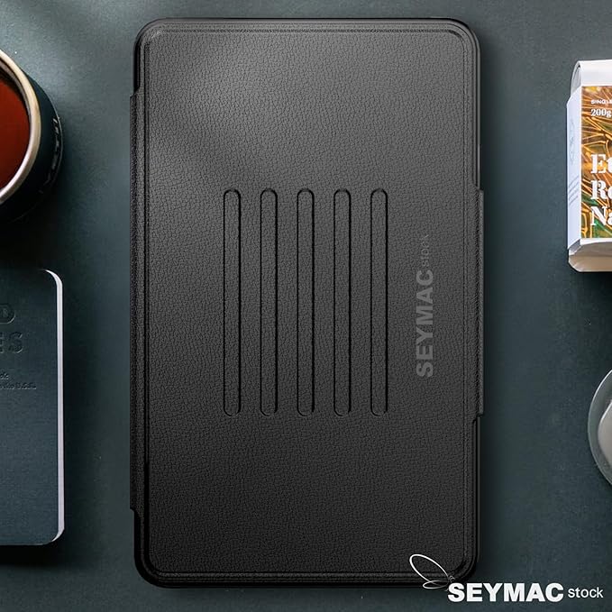 SEYMAC stock Case for Samsung Galaxy Tab A9 8.7'' Case with Magnetic Multi-Angles Stand Card Slot for Galaxy Tab A9 8.7'' SM-X110/X115/X117 (Black)