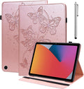 Case for Amazon Kindle Fire Max 11 Case (13th Generation 2023 Release) 11PU Leather Folio Stand Embossed Butterfly Stand Cover for Fire 11 Tablet- Golden