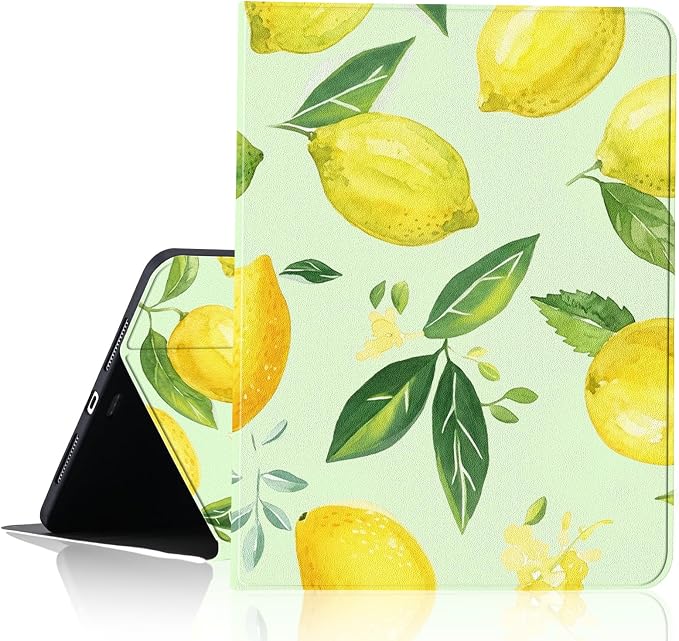 Green Background Lemon