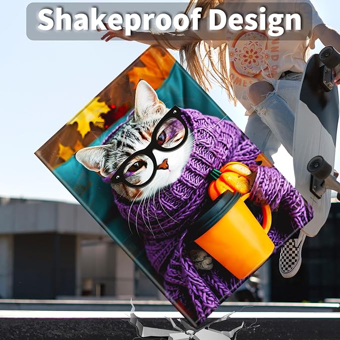 Case for Amazon Kindle Fire HD 10 and Fire HD 10 Plus 10.1 Tablet Case (13th/11th Generation 2023/2021 Release) Slim Fit PU Leather Cover with Auto Sleep/Wake - Fashionable Cat
