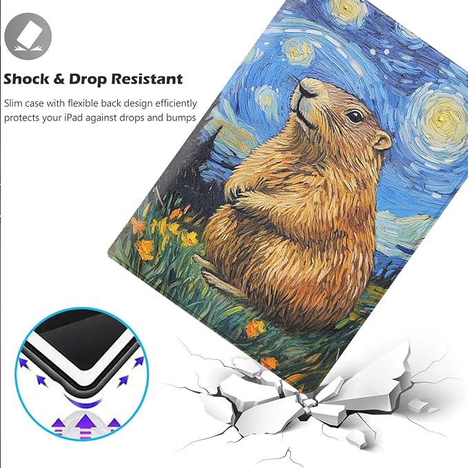 Van Gogh Starry Night Marmot