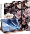 ALILANG for Kindle Fire HD 10 Case 9th/7th/5th Generation 10.1 Inch (2019/2017/2015) Lightweight Folio Shockproof Folding Stand Protector Cover for Fire HD 10 2019 Case -Rose