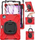 BRAECN for iPad Air 11 Inch Case M4 2026/M3 2025/M2 2024 iPad Air 10.9 5th/4th Gen iPad Pro 11 Inch 4th/3rd/2nd/1st Gen Kids Cover with Screen Protector Pencil Holder Kickstand Shoulder Strap