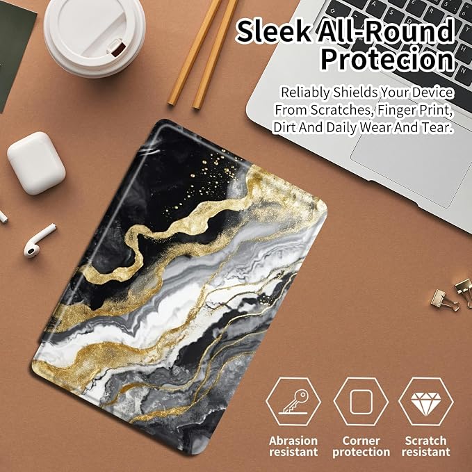 Black Gold Marble