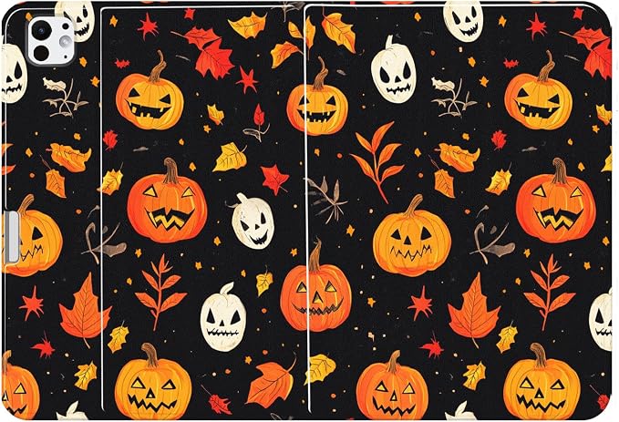 Halloween Pumpkins Leaves