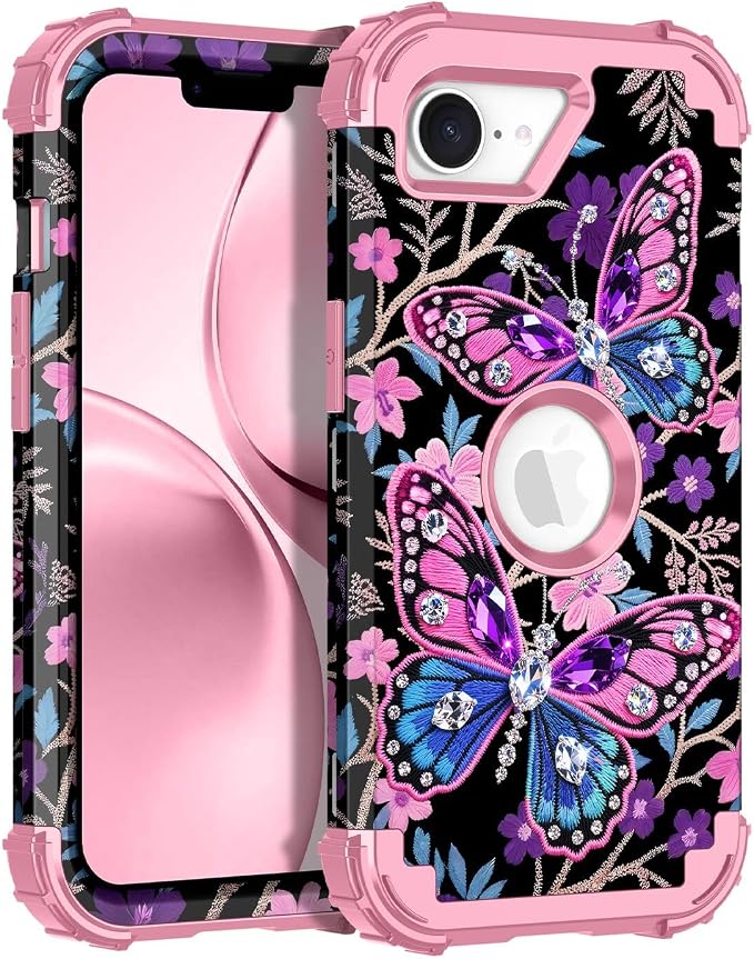 Diamond Pink Butterfly