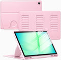 VIKESI Case for Samsung Galaxy Tab A11+ Plus 11 inch 2026 Model (SM-X230/X236)Multiple Angles Stand CoverSoft BackPencil Holderand Auto Sleep/WakePink