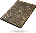 Gexmil Case for iPad 10.2 Inch9th/8th/7th Generation(2021/2020/2019) Genuine Leather Cover Auto Sleep/WakeCowhide Folio Cover with Adjustable Stand with BuckleAnti SlipButterfly Pattern
