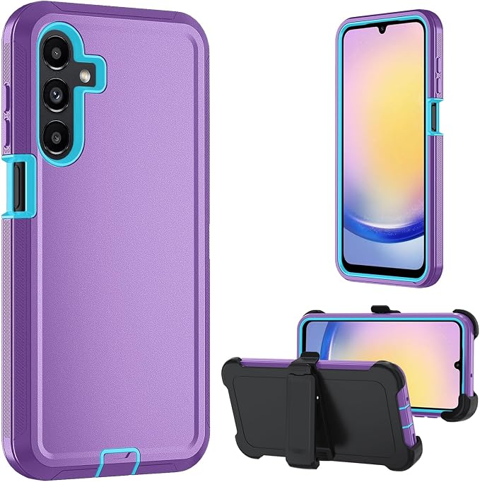with Belt Clip-Purple Sky Blue