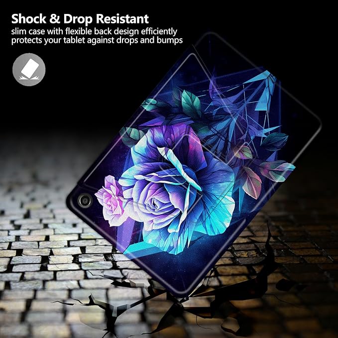 Purple and Blue Rose