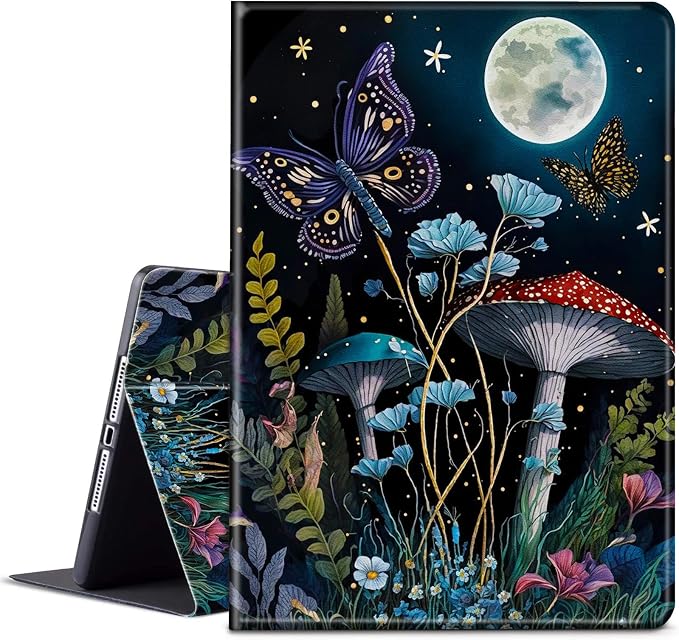 Mushroom Butterfly Moon