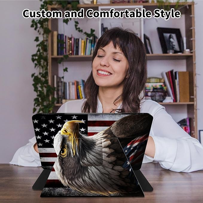 Cute Eagle American Flag