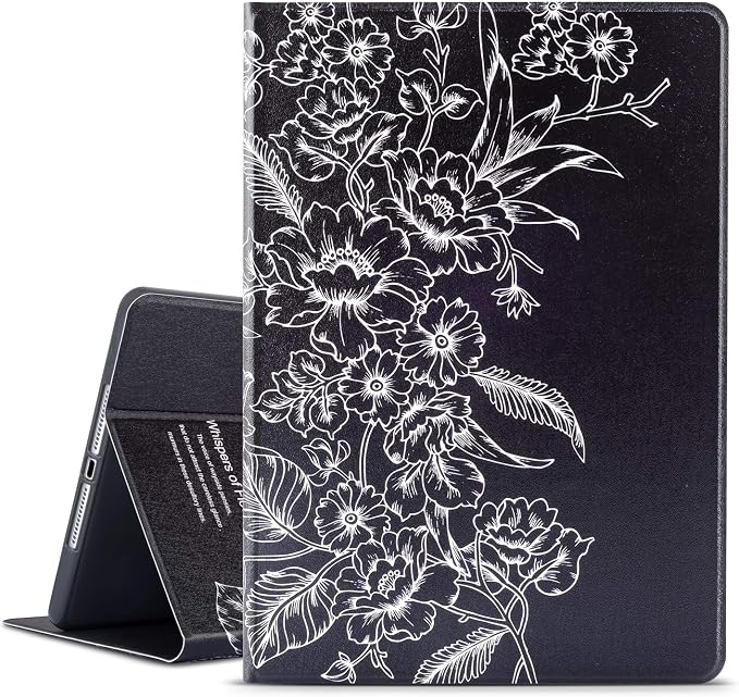 Black White Floral