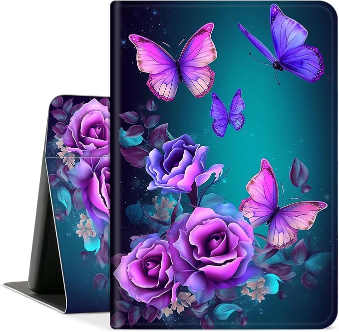 Pink Rose And Butterfly