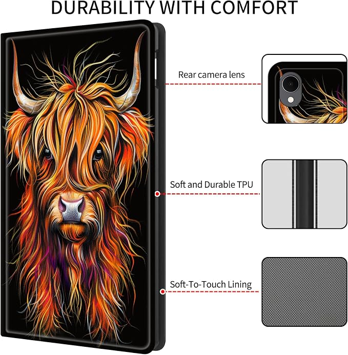 Art Highland Cow