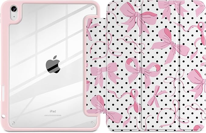 Black Polka Dots&Pink Bows
