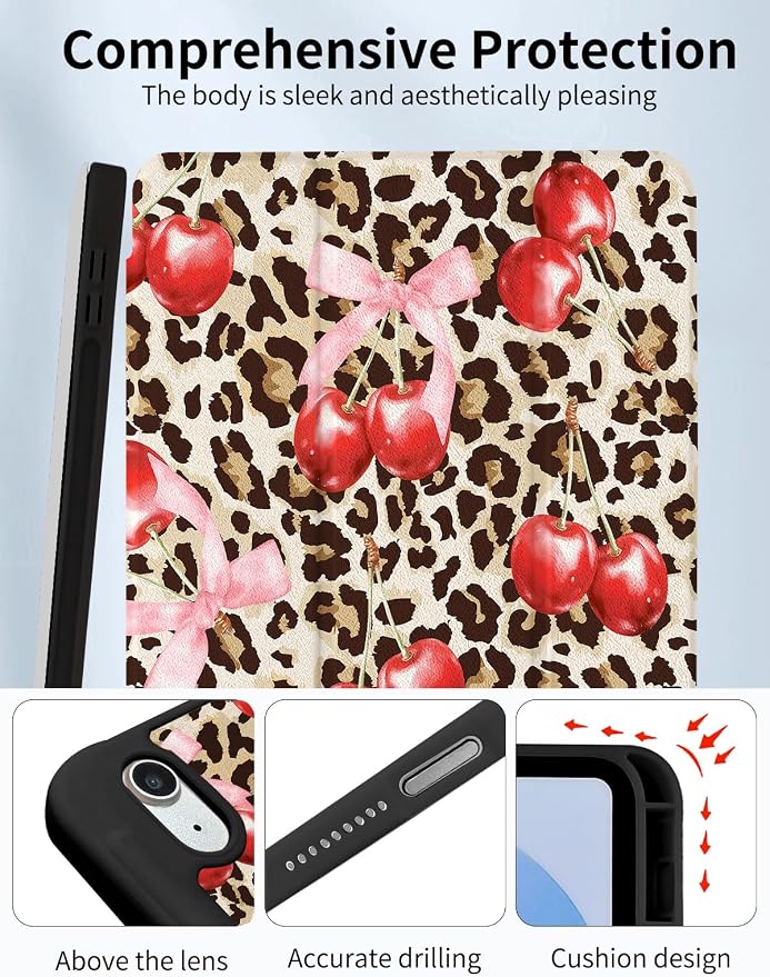 Brown Leopard 3 & Pink Bow