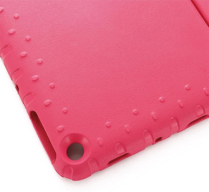 for Google Pixel 10.95 inch 2023 Kids Case Light Weight EVA Full Protection Shockproof Cover Handle Stand Tablet Case CoverRose Red